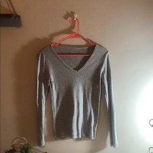 Gap Long Sleeve Gray Tee